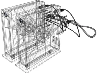 Lacie Hard Drive 3D Model