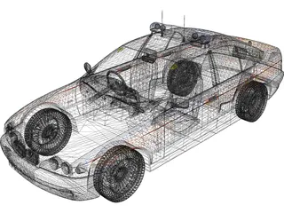 BMW Police 3D Model