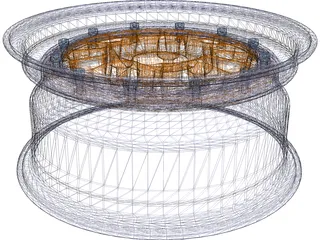 VA Wheel 6x13 3D Model