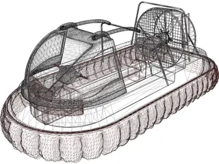 Hovercraft GTX 3D Model