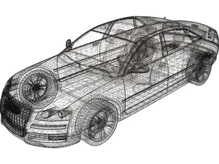 Audi A8 (2008) 3D Model