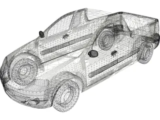 Renault/Dacia Pick-Up 3D Model