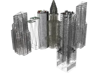 Buildings 3D Model