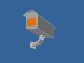Fake Security Camera 3D Model