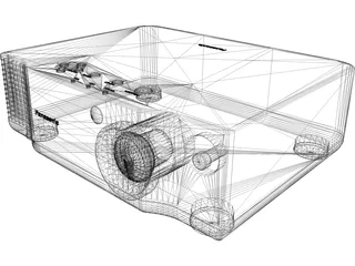 Panasonic Projector 3D Model