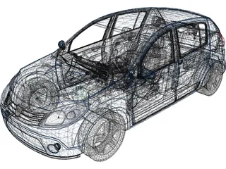 Renault/Dacia Sandero 3D Model