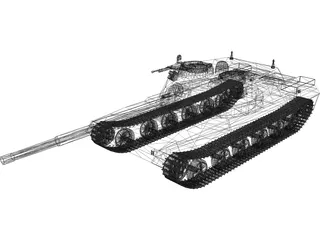 Russian T-102 3D Model