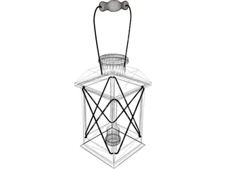 Colonial American Lantern 3D Model