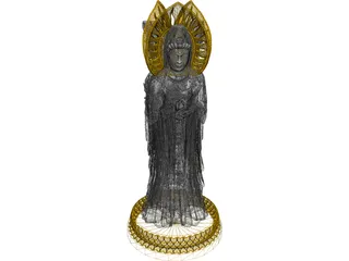 Venus Buddha 3D Model