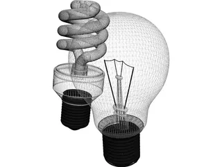 Light Bulbs 3D Model