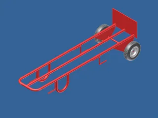 Hand Truck 3D Model