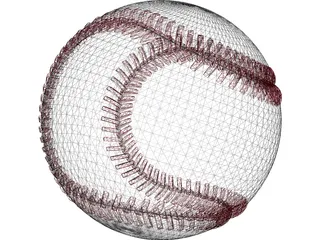 Baseball 3D Model