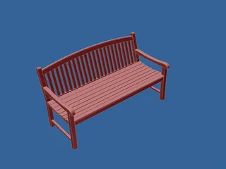 Garden Seat 3D Model