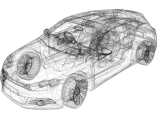 Volkswagen Scirocco 3D Model