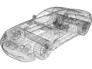 Mercedes-Benz SL500 3D Model