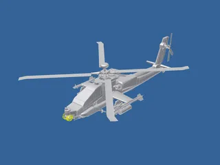 Boeing AH-64 Apache 3D Model