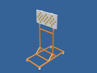 Highway Signal 3D Model