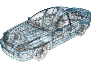 Ford Falcon XR8 3D Model