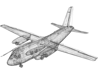 C-27J Spartan 3D Model