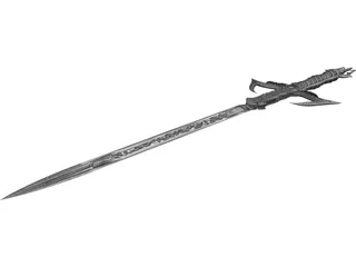 Fantasy Sword 3D Model