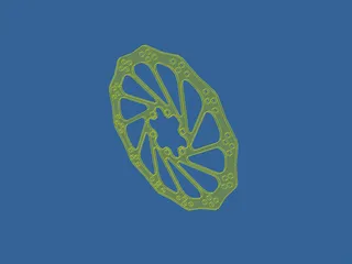 Mountain Bike Brake Rotor 3D Model