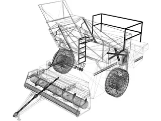 Amadas 2100 Farm Machine for Nuts 3D Model