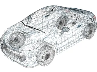 Peugeot 207 CC 3D Model