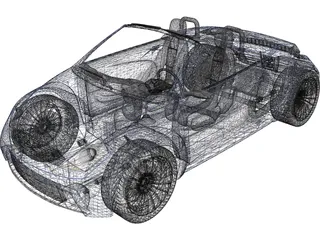 Ford Streetka 3D Model