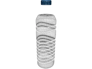 Water Bottle 1L 3D Model