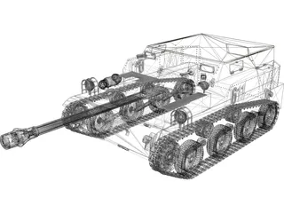 ASU-57 3D Model