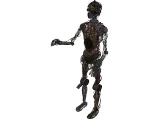 Star Wars C3PO Robot 3D Model