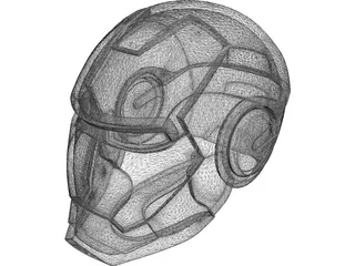 Ironman Helmet 3D Model