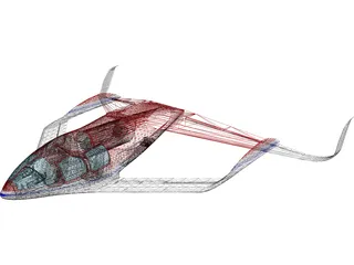 Experimental VTOL Plane 3D Model