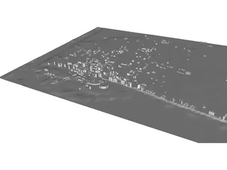 Long Beach City 3D Model