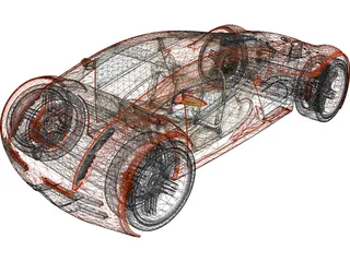 Lexus CS 2054 3D Model