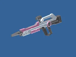 Laser Rifle 3D Model