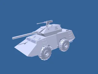 Japan Seibu Police Armored Car 3D Model