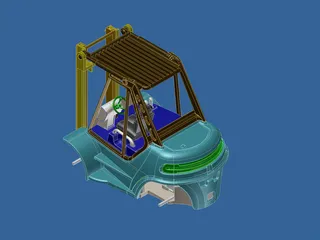 Forklift 3D Model