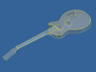 Gibson Les Paul Standard Guitar Body 3D Model