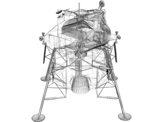 Apollo 11 Lunar Module 3D Model