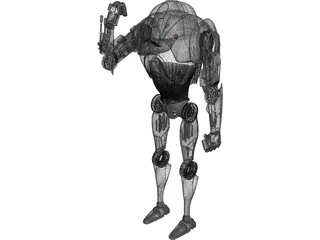 Star Wars Battle Droid 3D Model