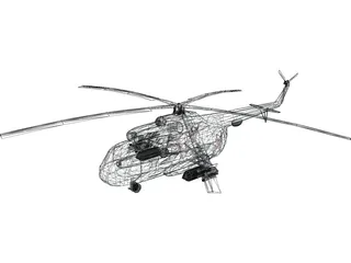Mil Mi-8 Hip 3D Model