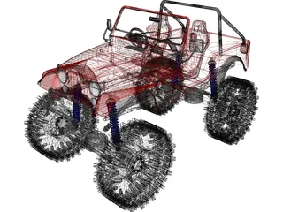 Jeep CJ-7 (1976) 3D Model