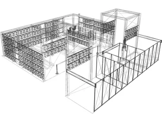 Exhibition Stand 3D Model