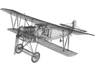 Fokker R7 3D Model