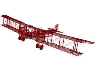 Gotha G.IV 3D Model