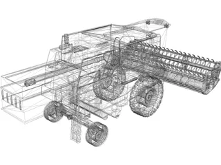 Harvester 3D Model