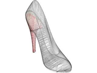 Woman Shoe 3D Model