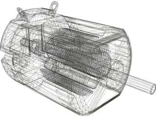 Electric Motor 3D Model