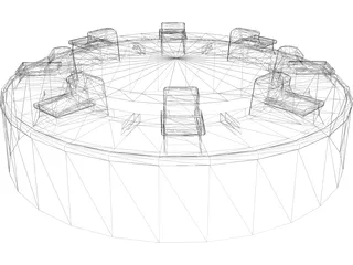 Base Colomn 3D Model